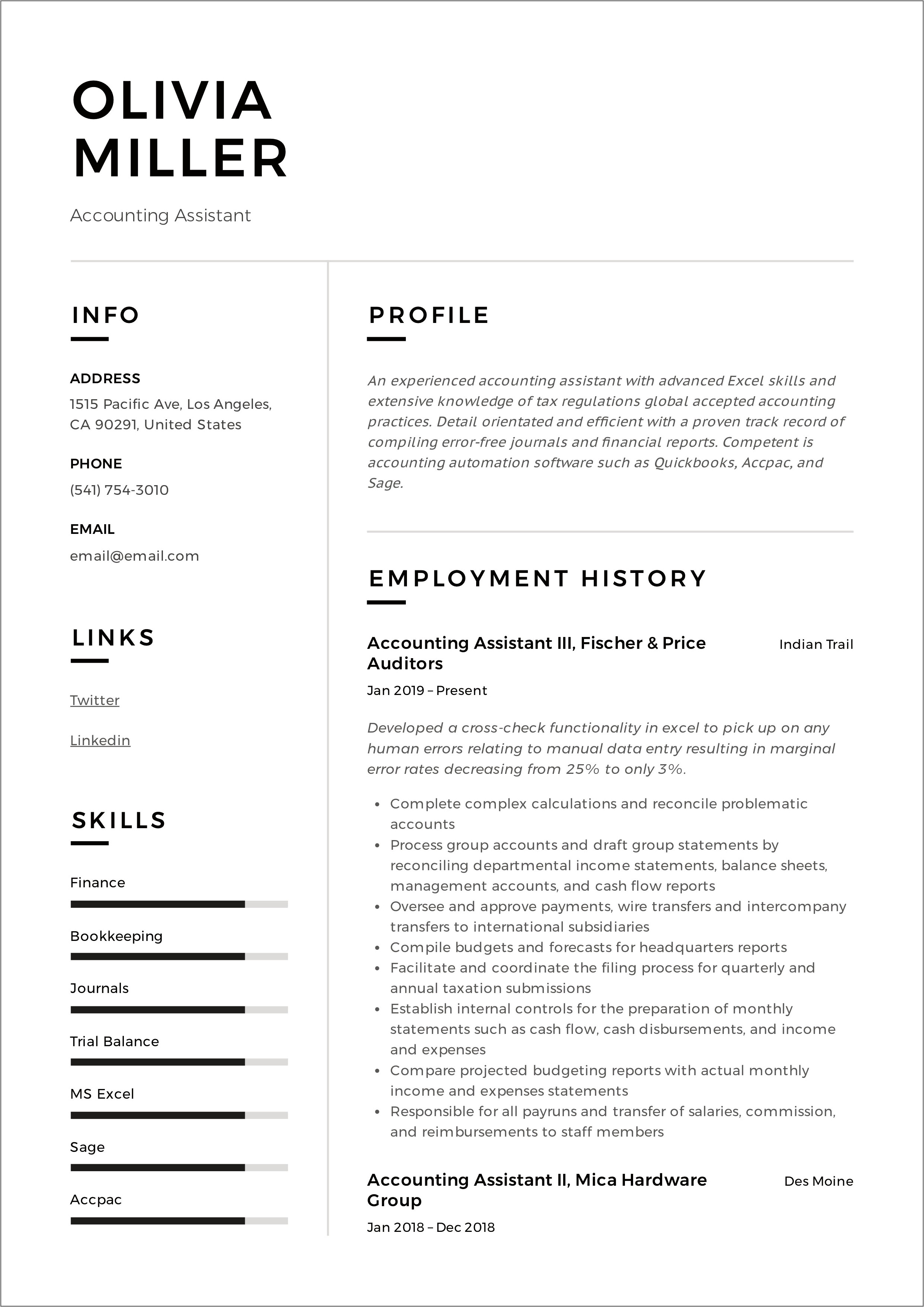 Resume For Income Maintenance Caseworker Without Experience