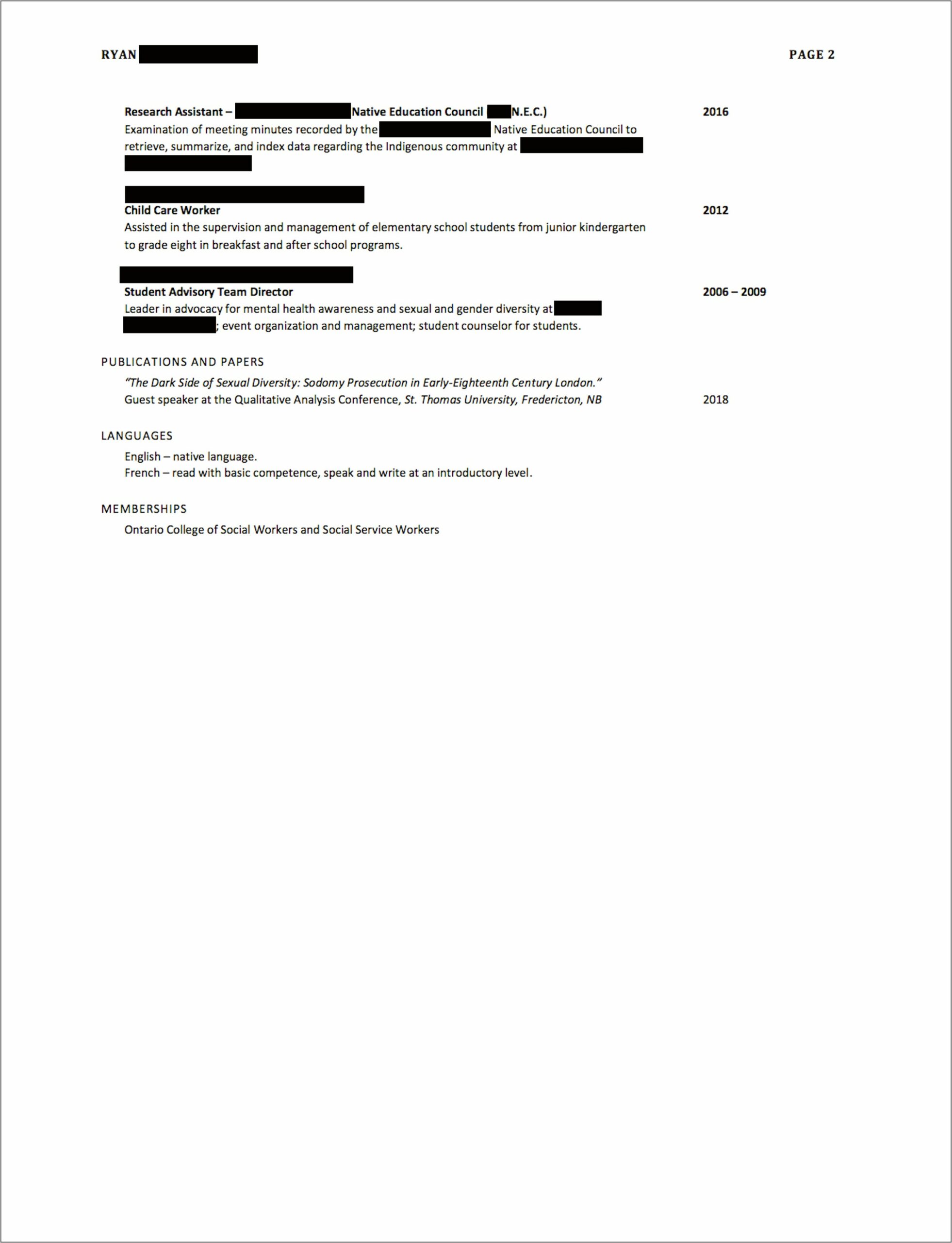 Resume For No Work Experience Templates Reddit