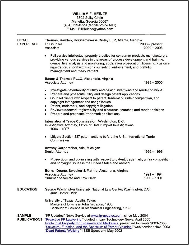 Resume For Person With No Experience