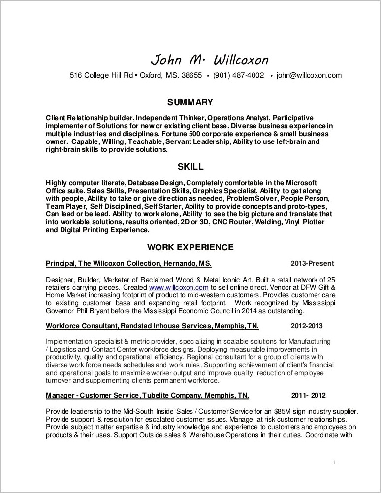 Resume For Production Worker At Fedex