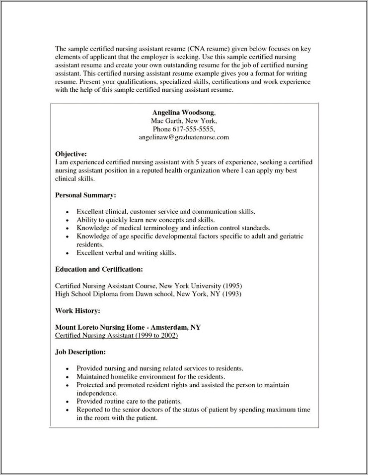 Resume For Research Position No Experience