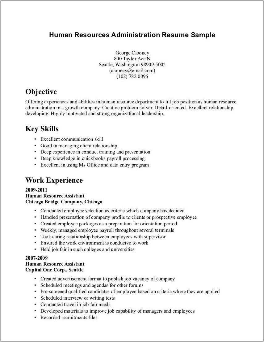 Resume For School Receptionist With No Experience