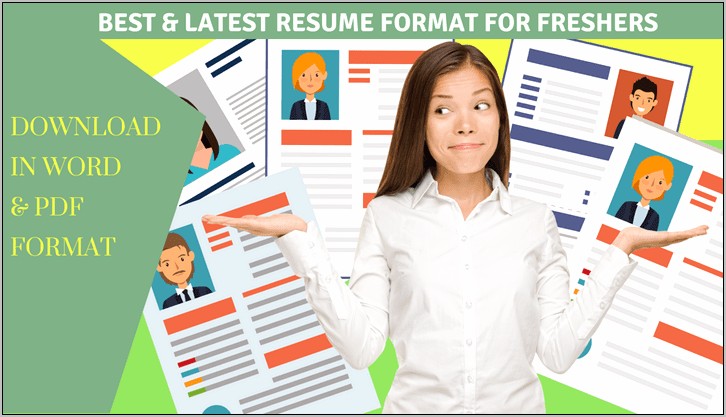Resume Format For Bcom Freshers In Word Download