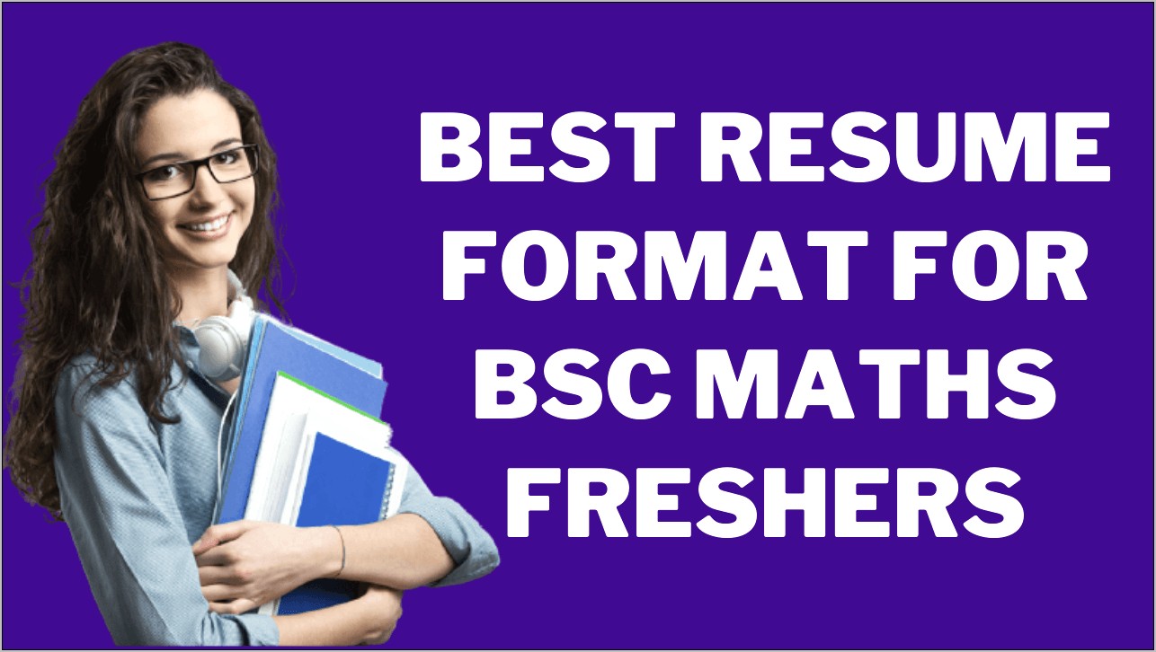 Resume Format For Bsc Freshers In Ms Word