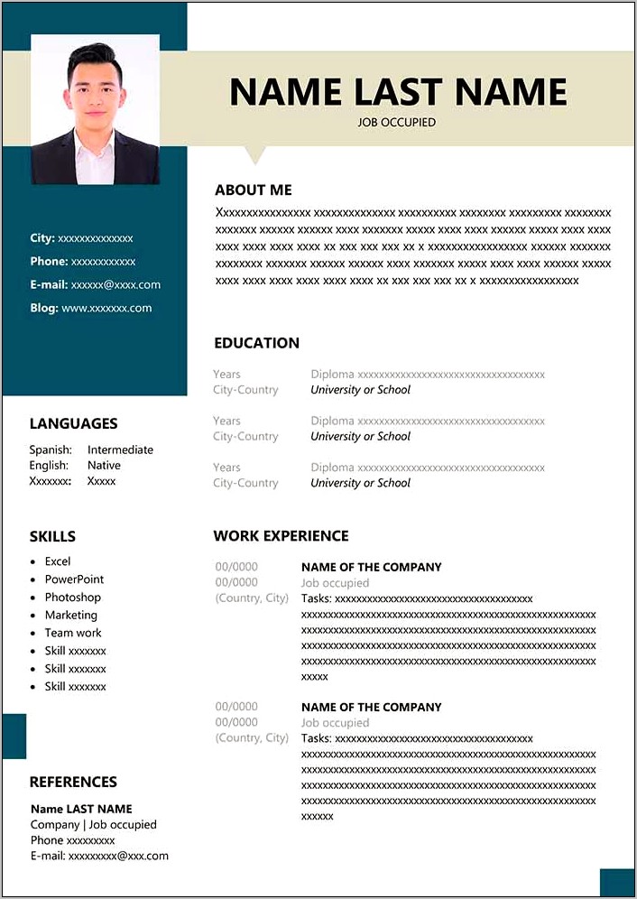 Resume Format For Freshers In Ms Word