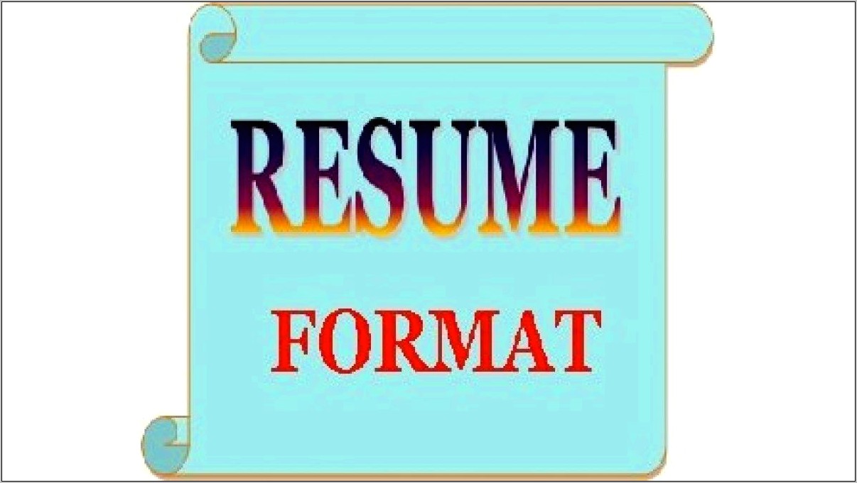 Resume Format For Freshers Without Experience