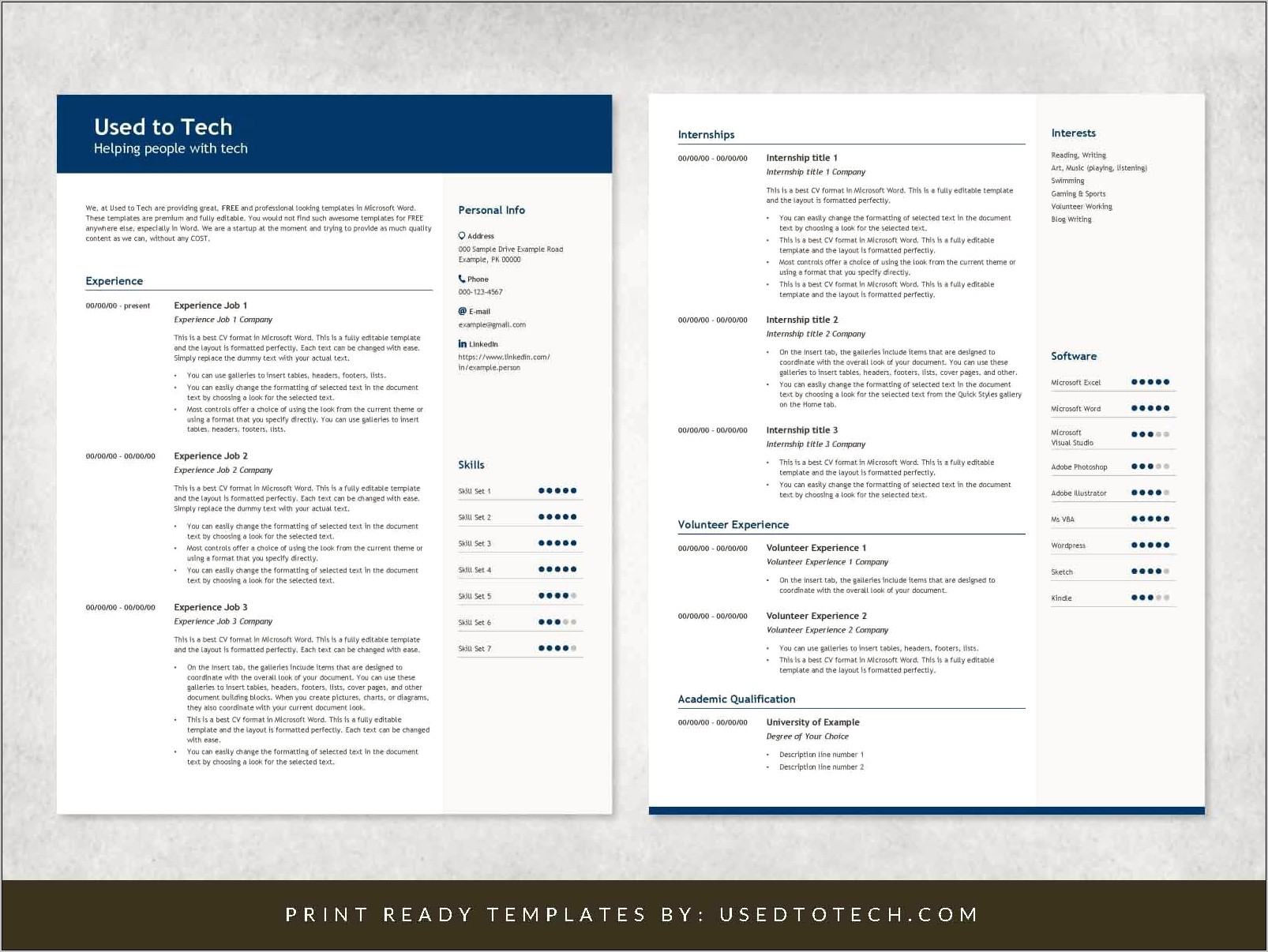 Resume Format Word Format Download Free - Resume Example Gallery