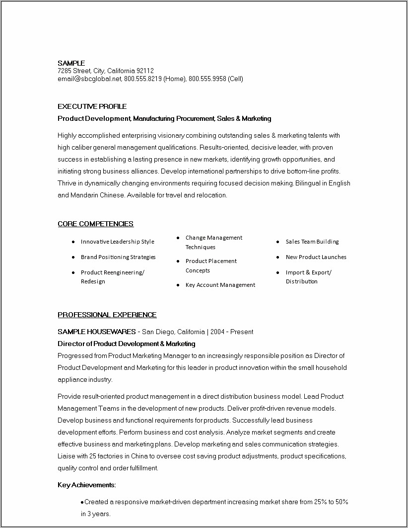 Resume Help Replace Key Account Management