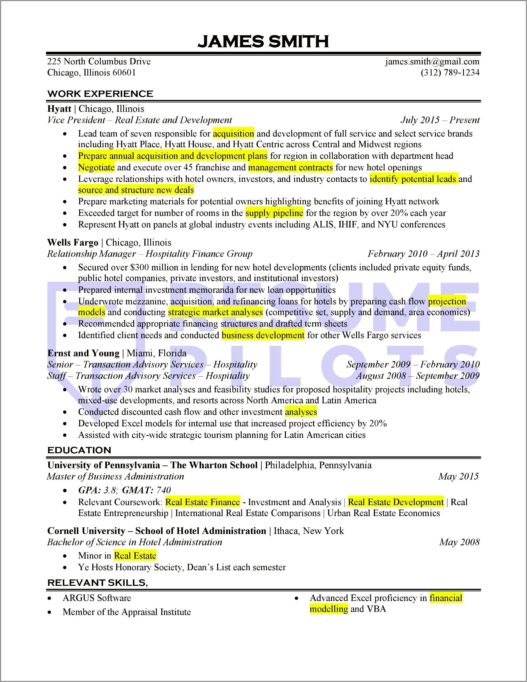 Resume Job Description Free Scan