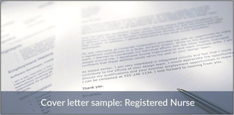 Resume Letter Sample For Work Immersion