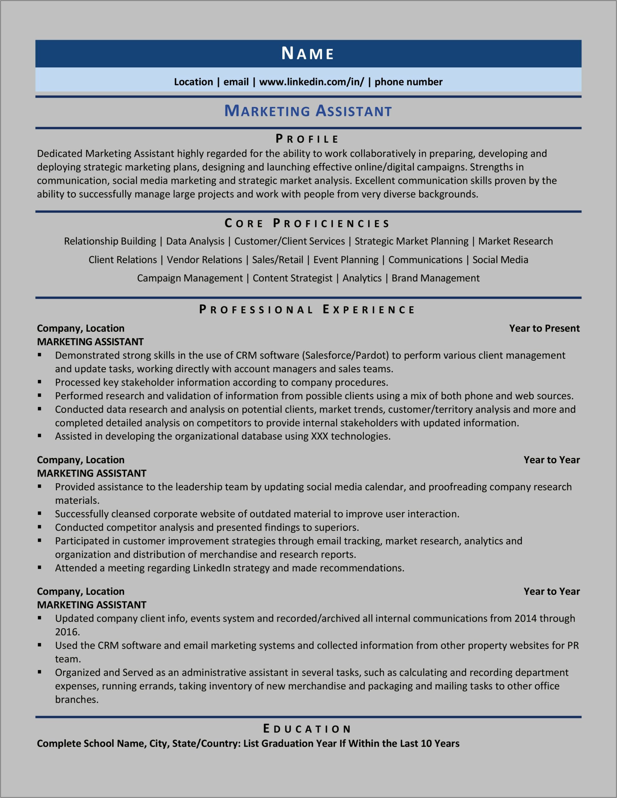 Resume Line For Working With Other People