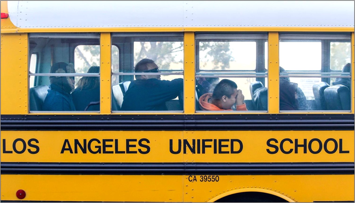 Resume Los Angeles Unified School District