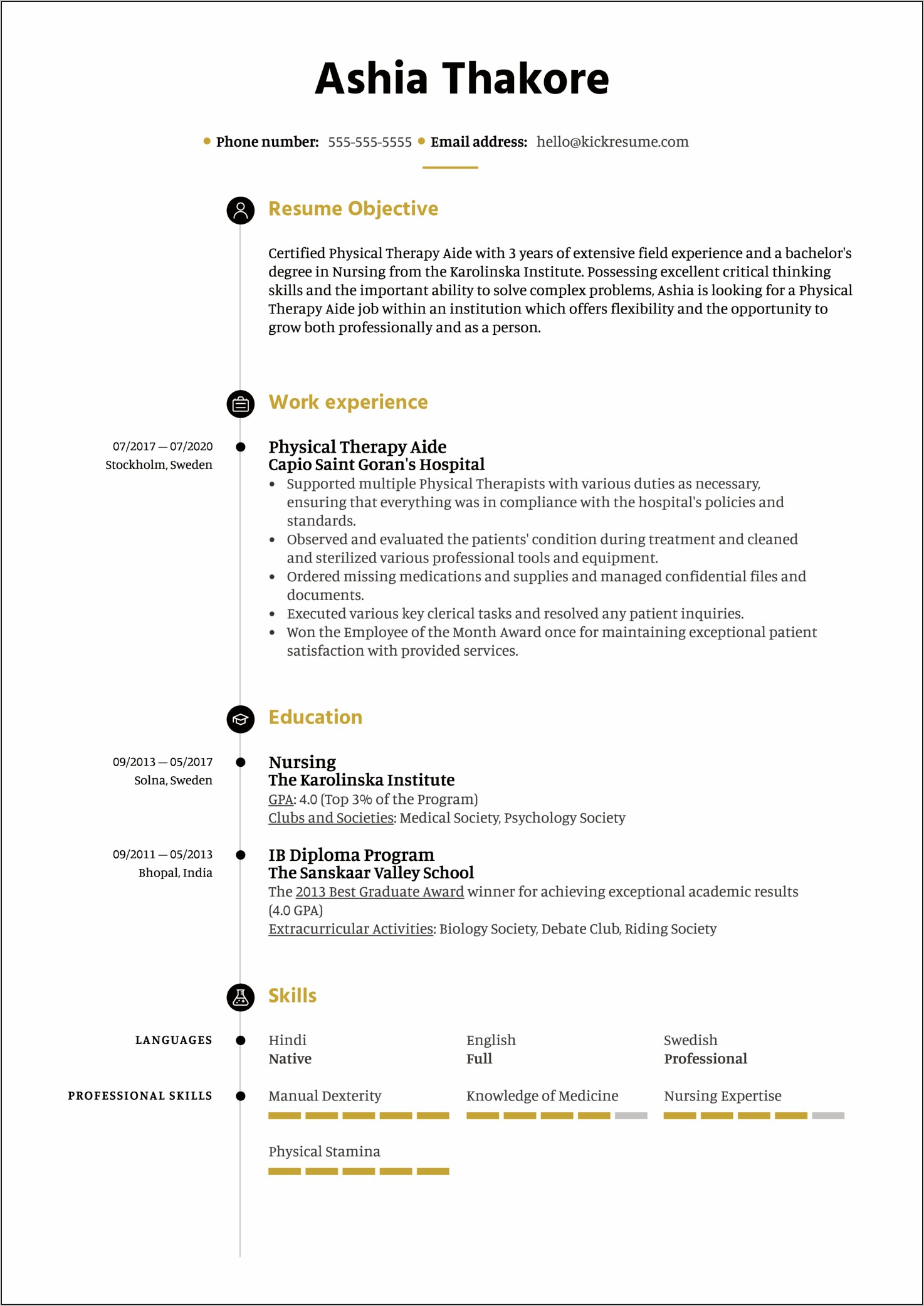 Resume Objective Examples 2017 For Jobs