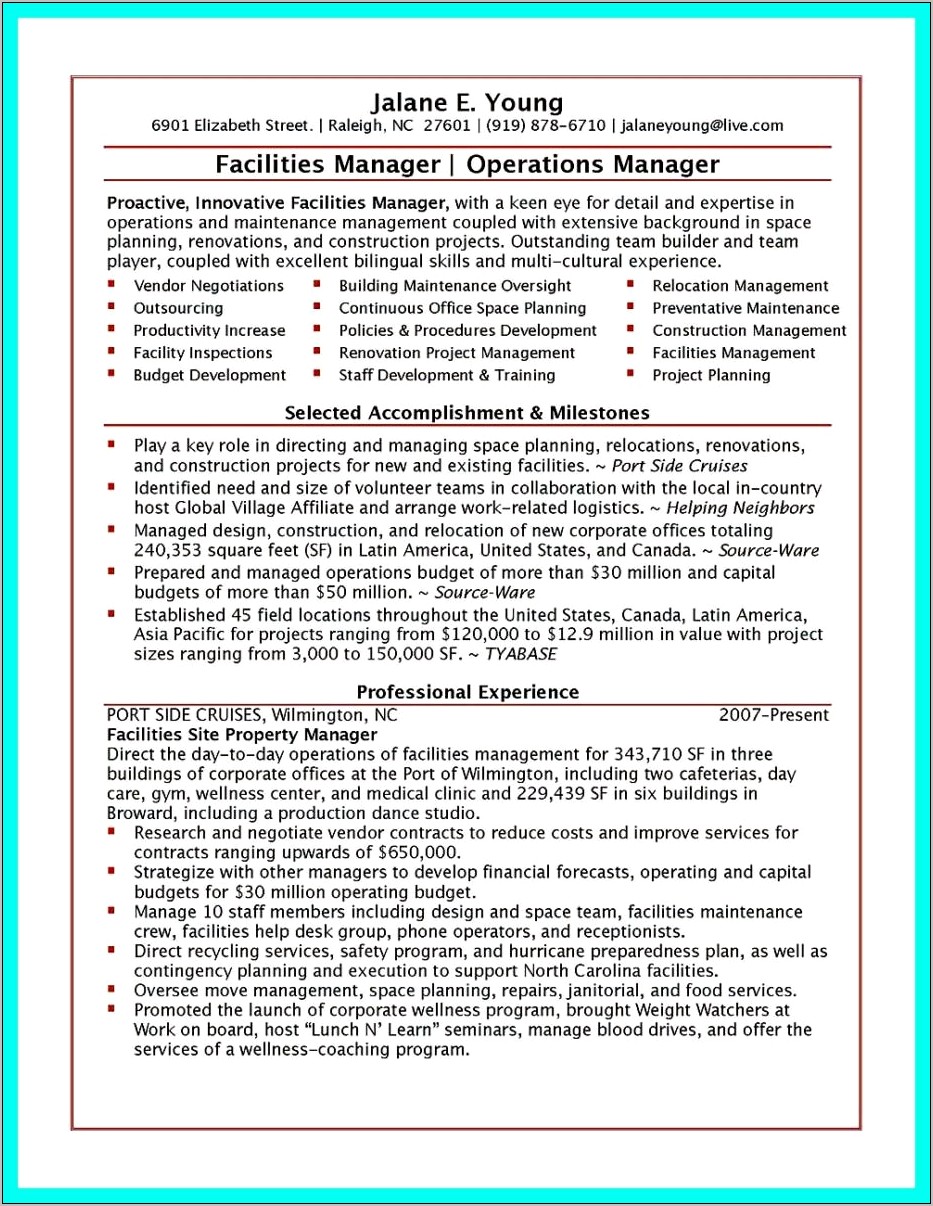 Resume Objective For Correctional Case Manager