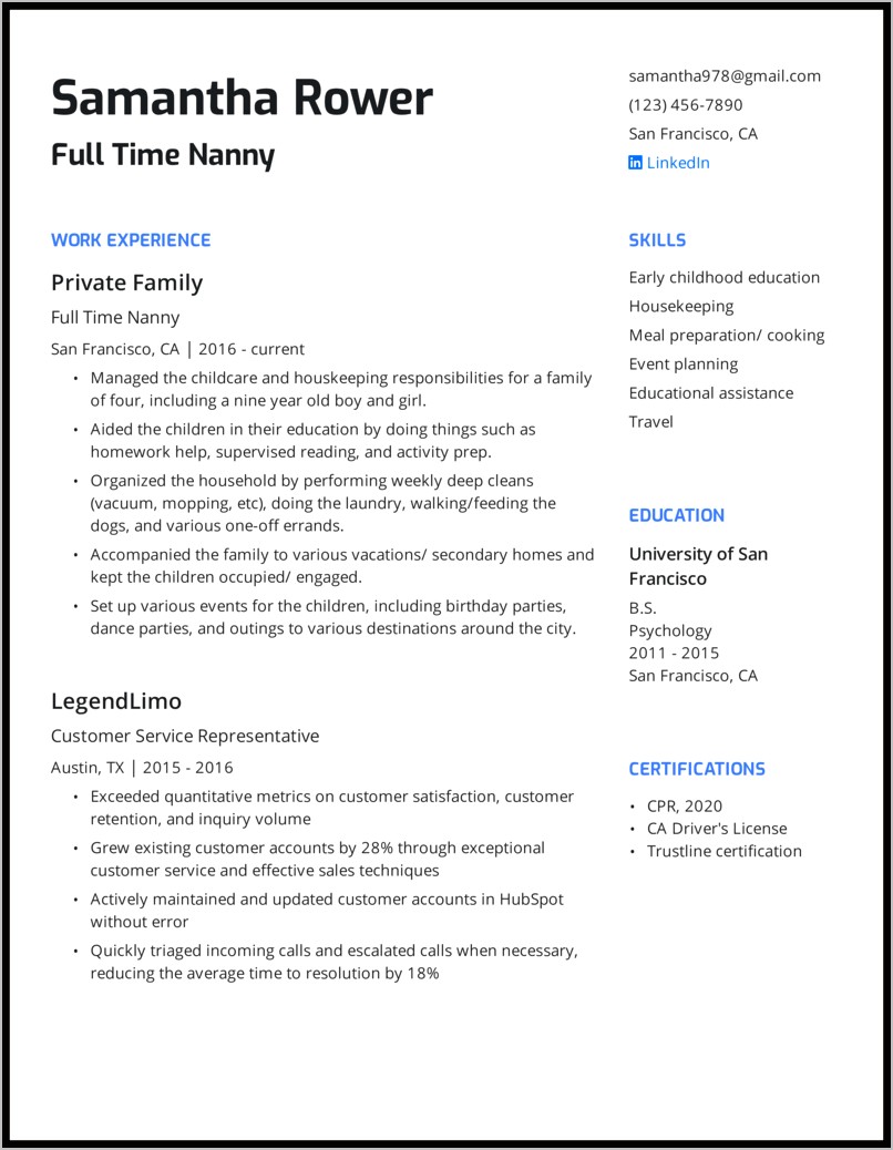 Resume Objective For Government Driver