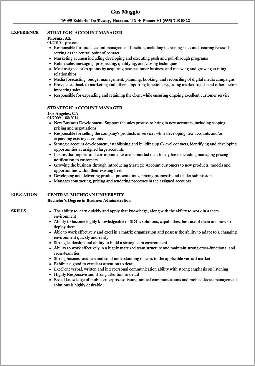 Resume Objective For Orthopedic Manger To Fashion Industry