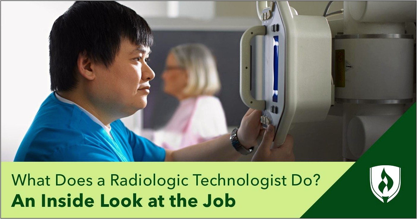 Resume Objective For Part Time Radiologic Technologist