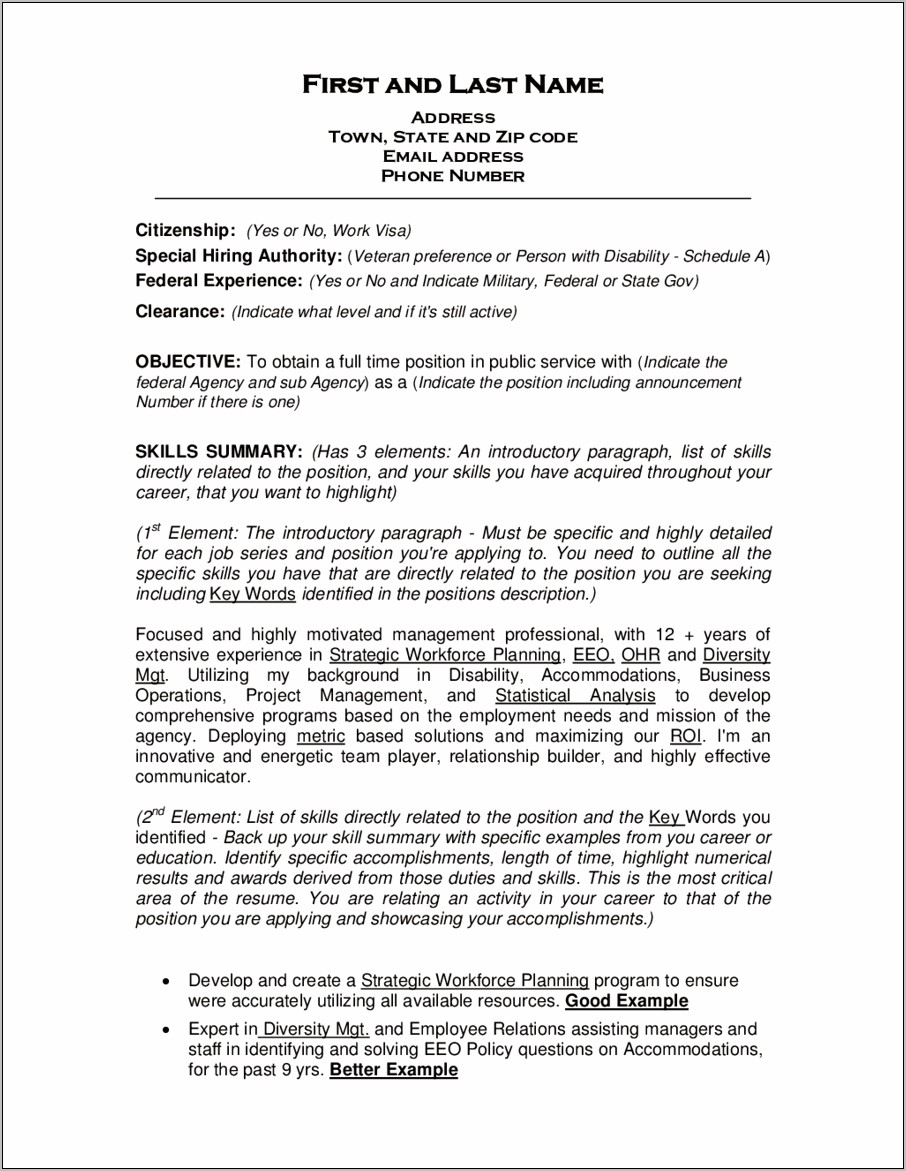 Resume Objective Statement Examples For Restaurant Management