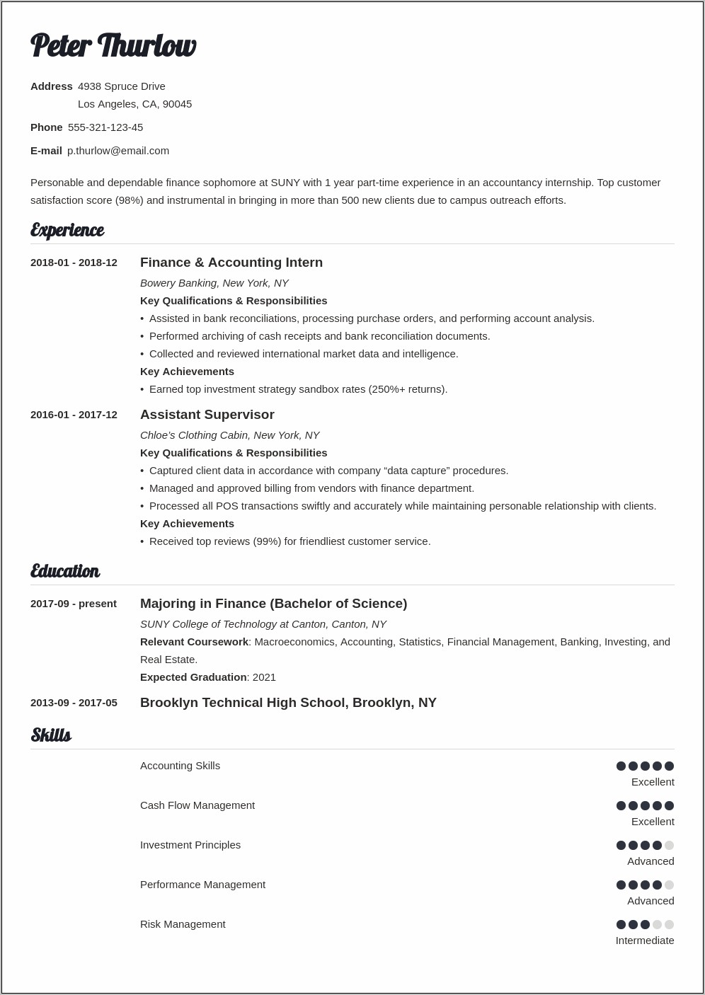 Resume Objective To Send To Recommender