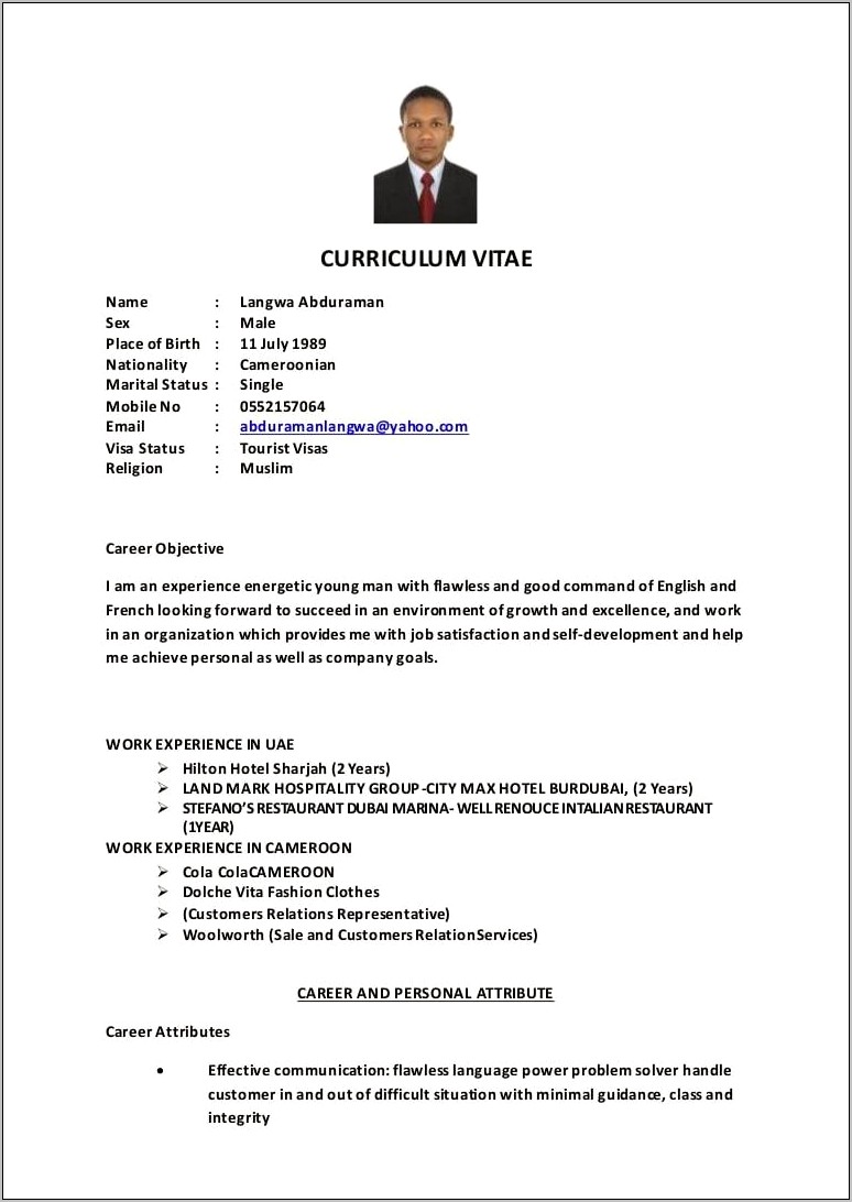 Resume Objective Working For Difficult Clients