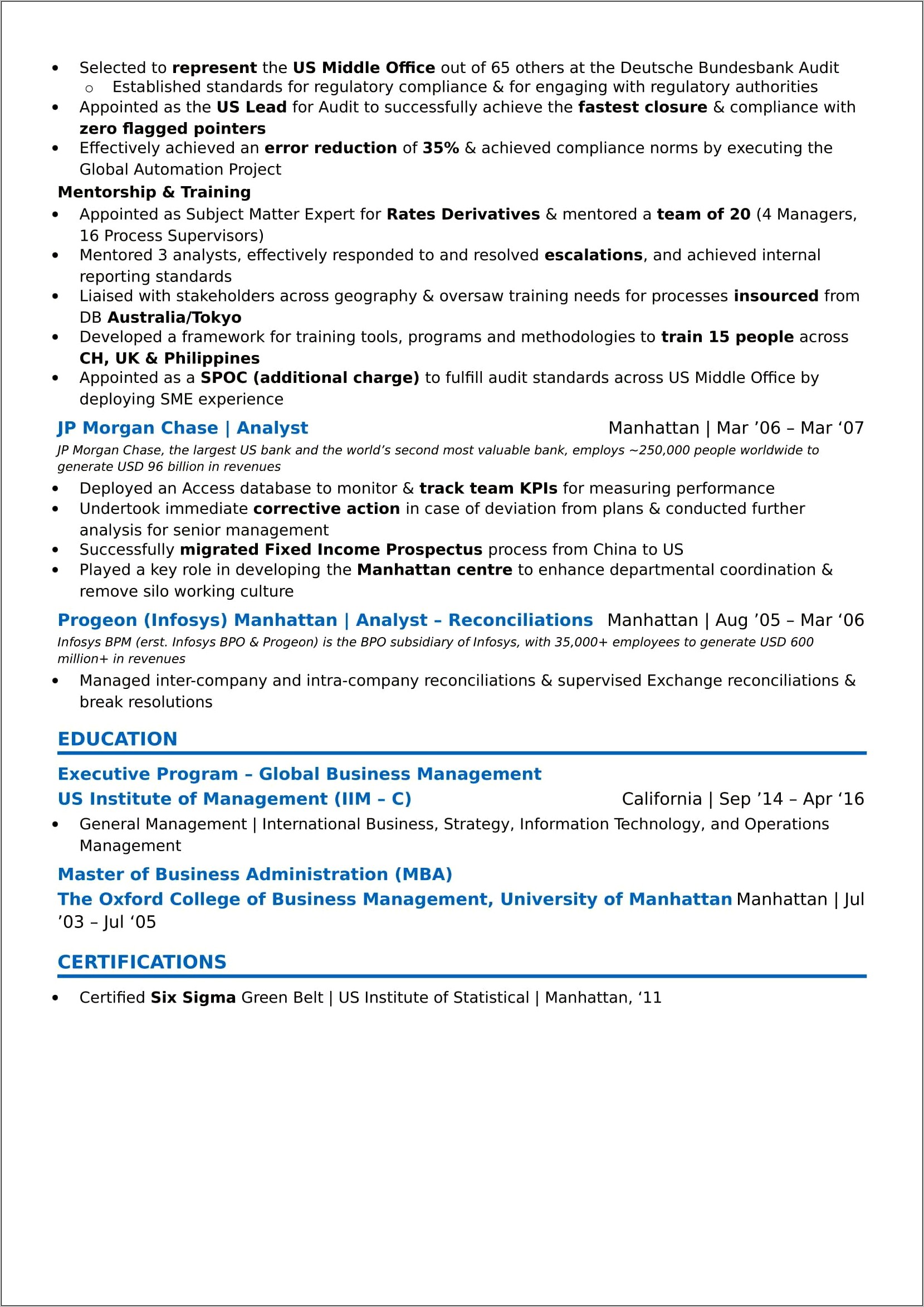 Resume Objectives For A Career Change