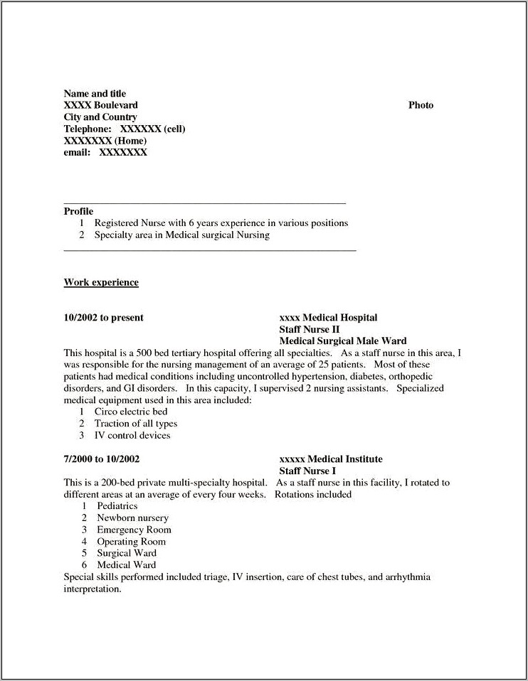 Resume Profile And Cover Letter Difference