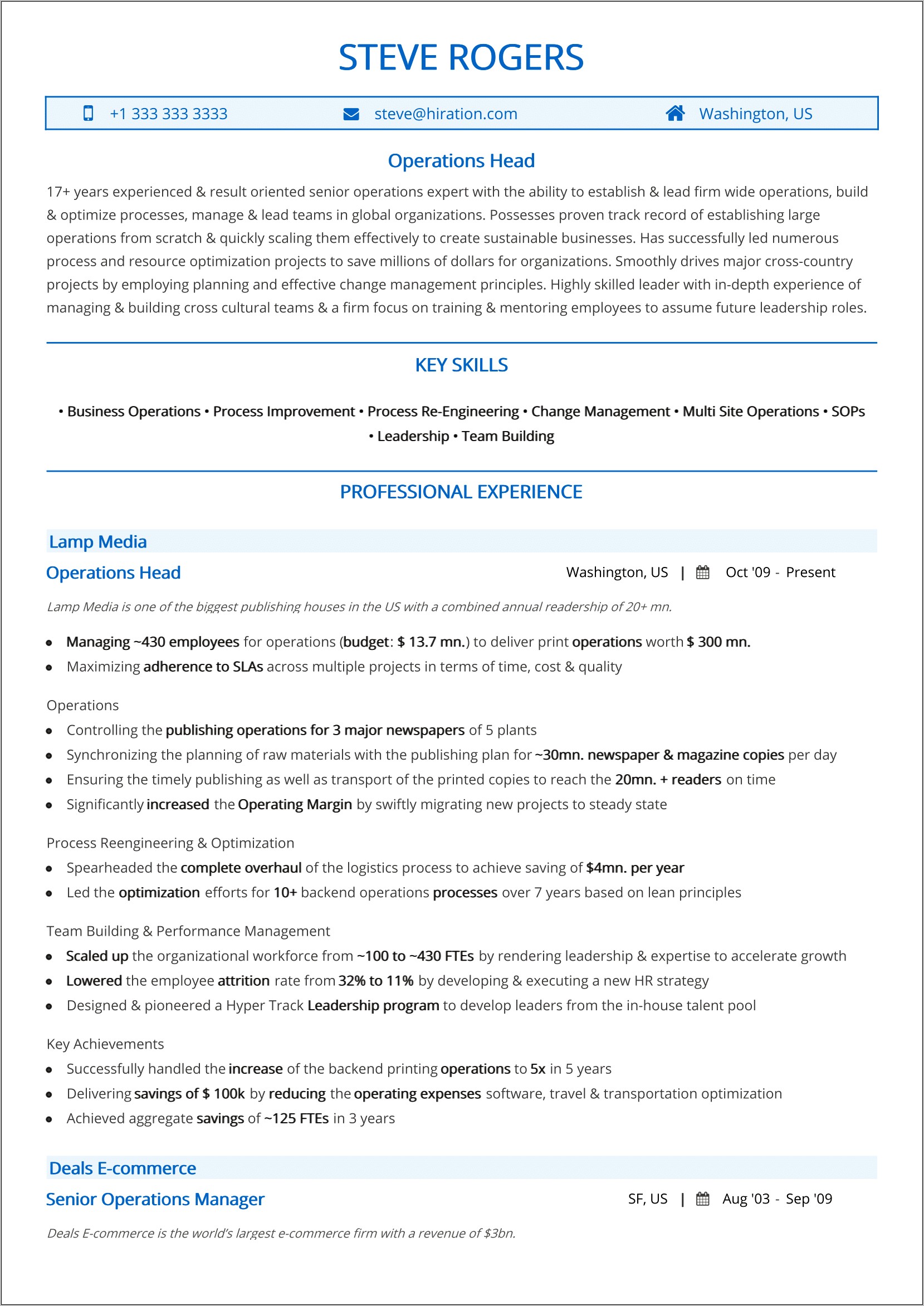Resume Reverse Chronological Example Dates Overlapping