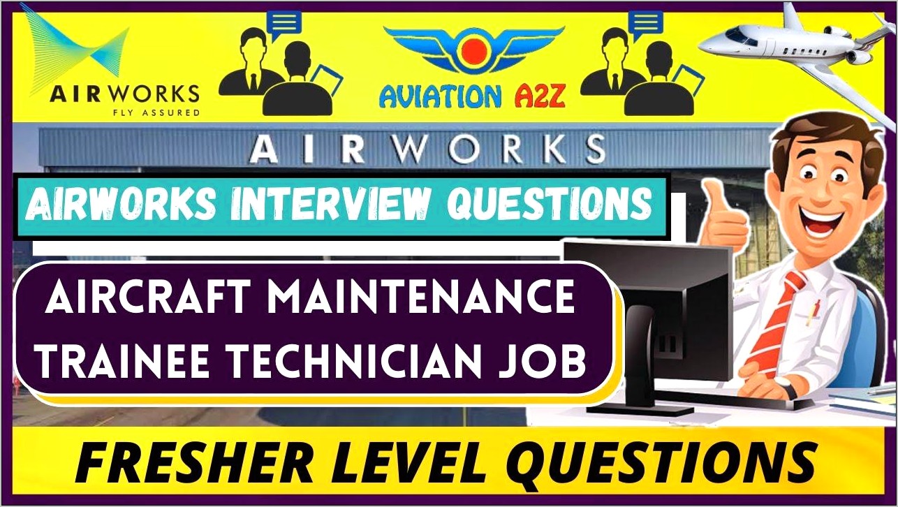 Resume Sample For Ojt Aircraft Mechanic