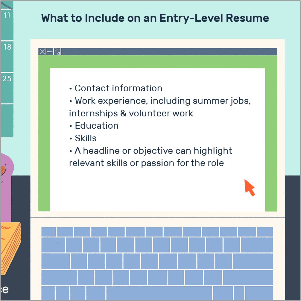 Resume Sample Objectives For Entry Level
