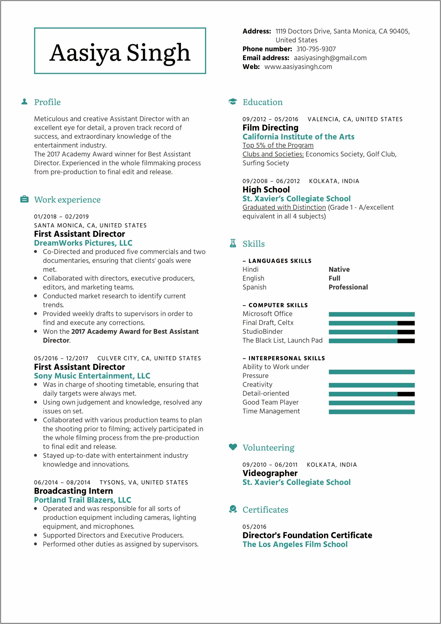 Resume Sample Of First Time Radiologic Technologist