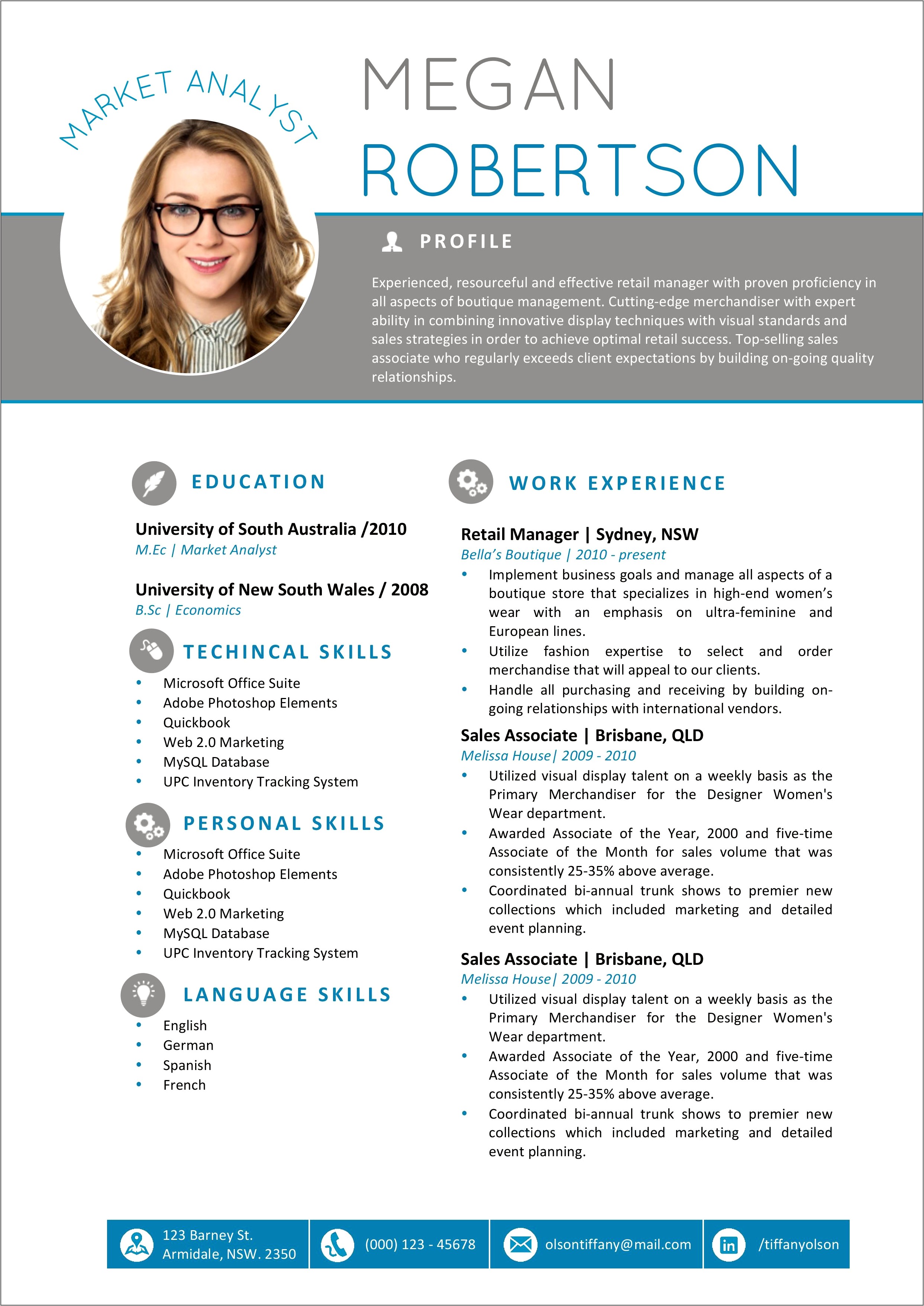 Resume Samples Experienced Professionals Free Download