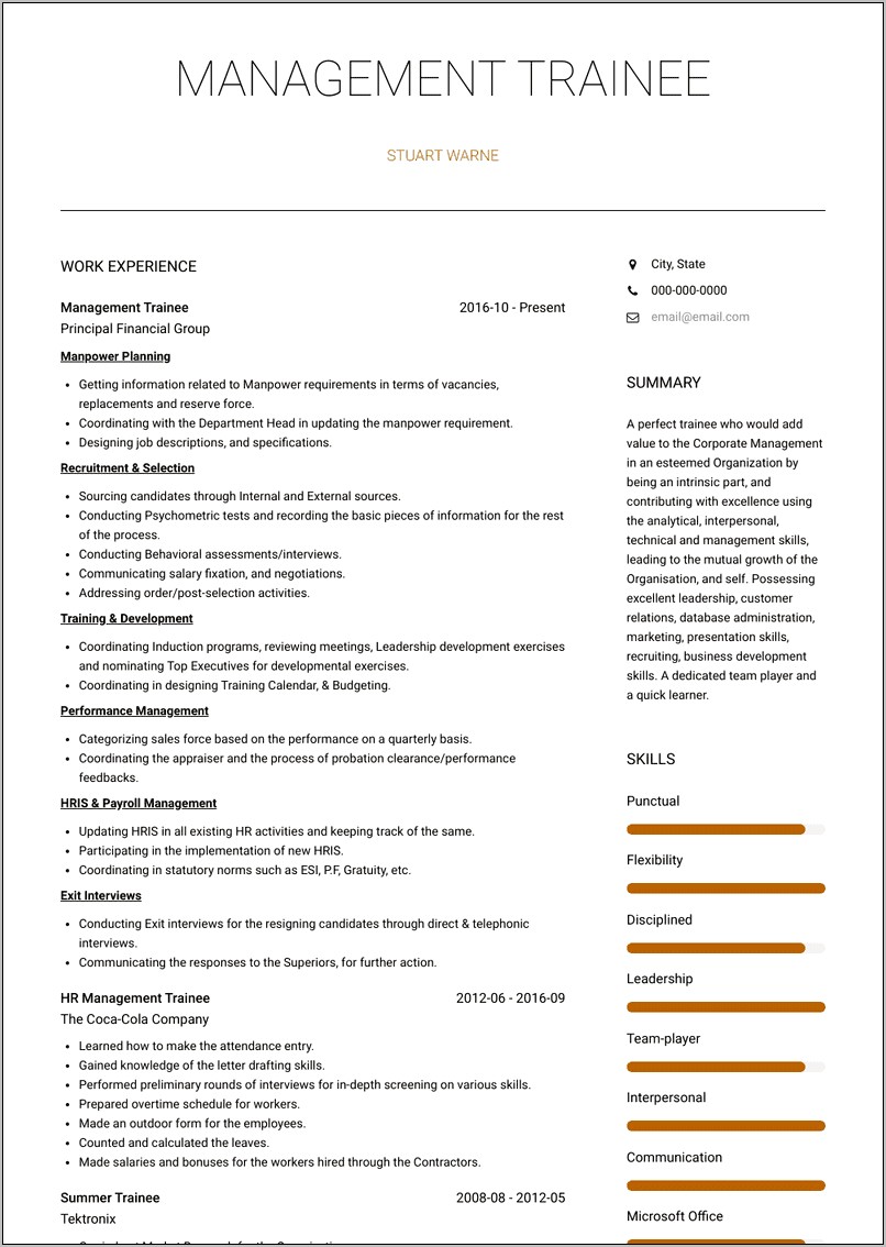 Resume Skills Section Quick Learner