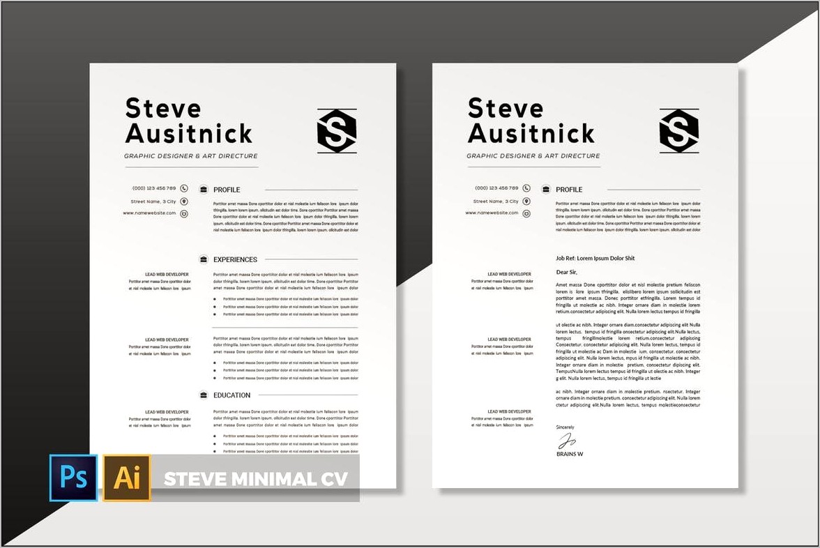 Resume With Two Pages Samples
