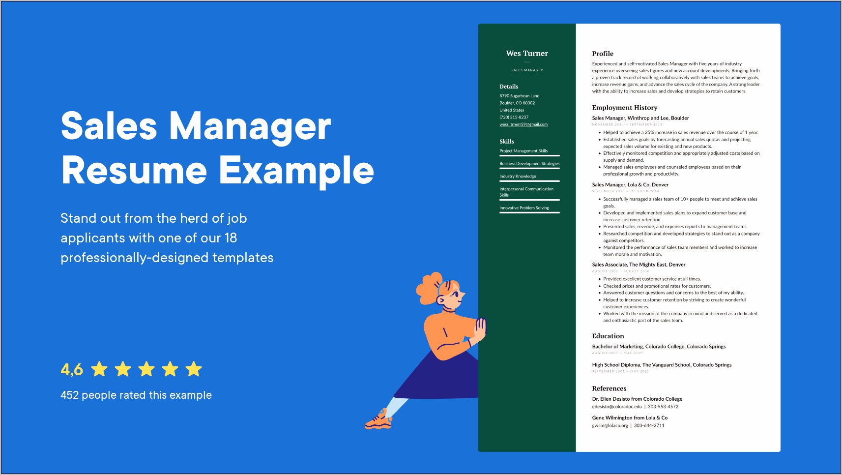 Sample Resume Sales Manager Doc