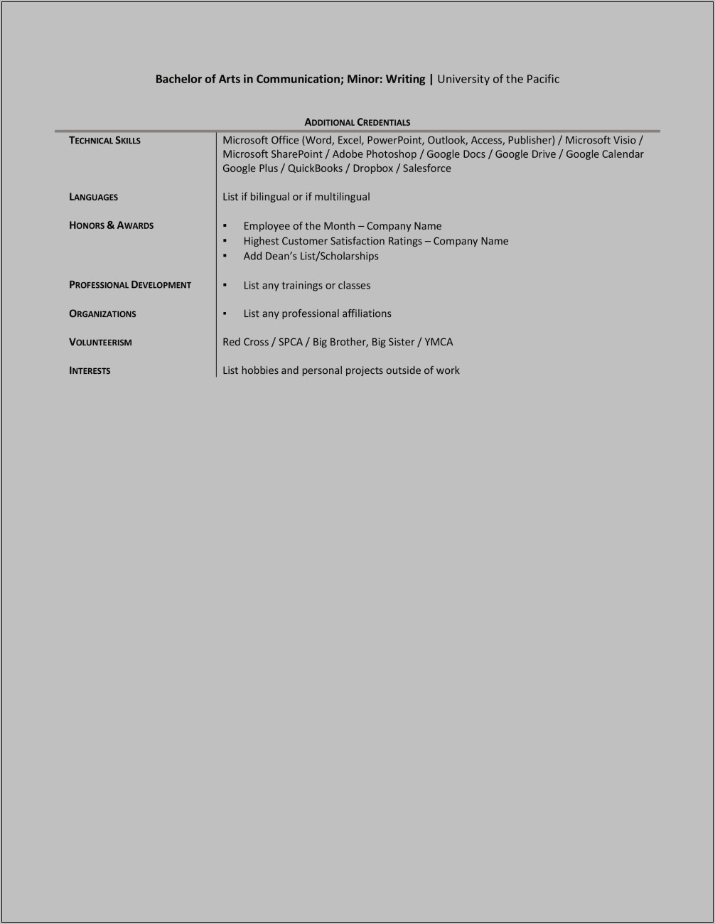 Seo Resume Examples Self Taught