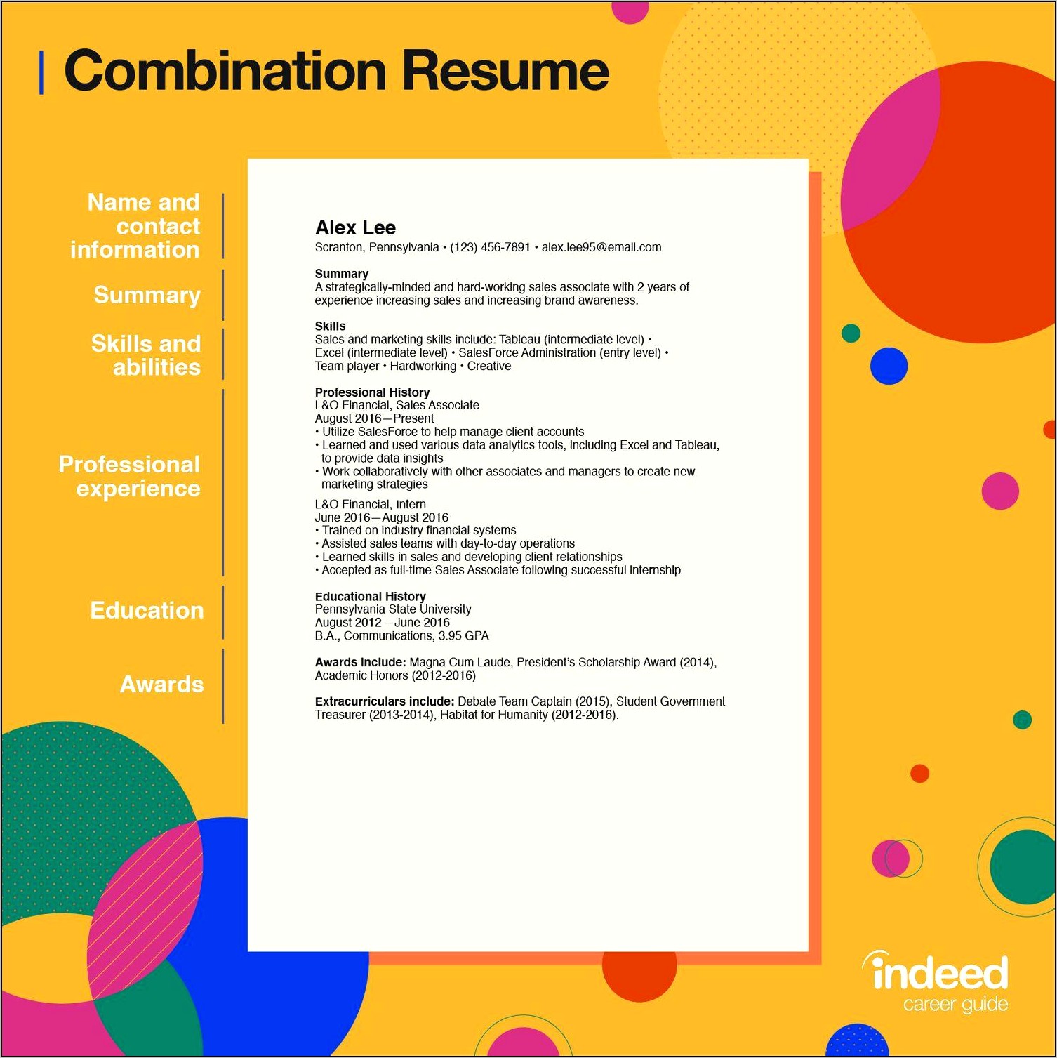 Simple Resume Model For Job