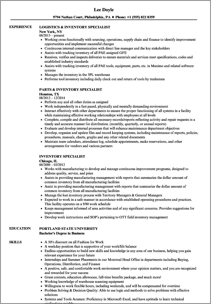 Staples Cashier Job Description Resume