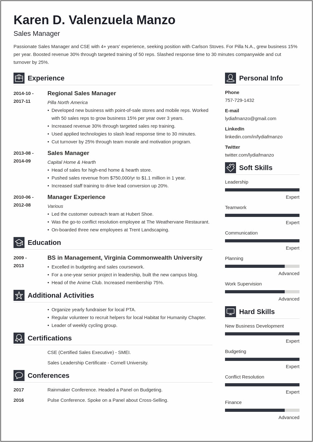 Top 3 Resume Examples 2017