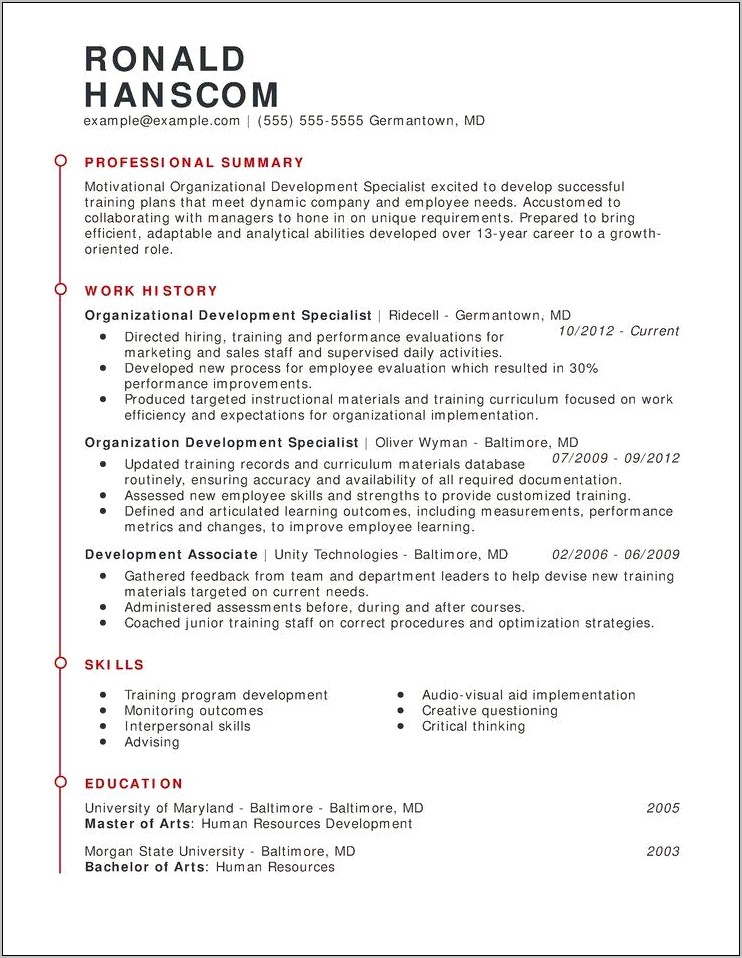Uf Careers Center Resume Sample
