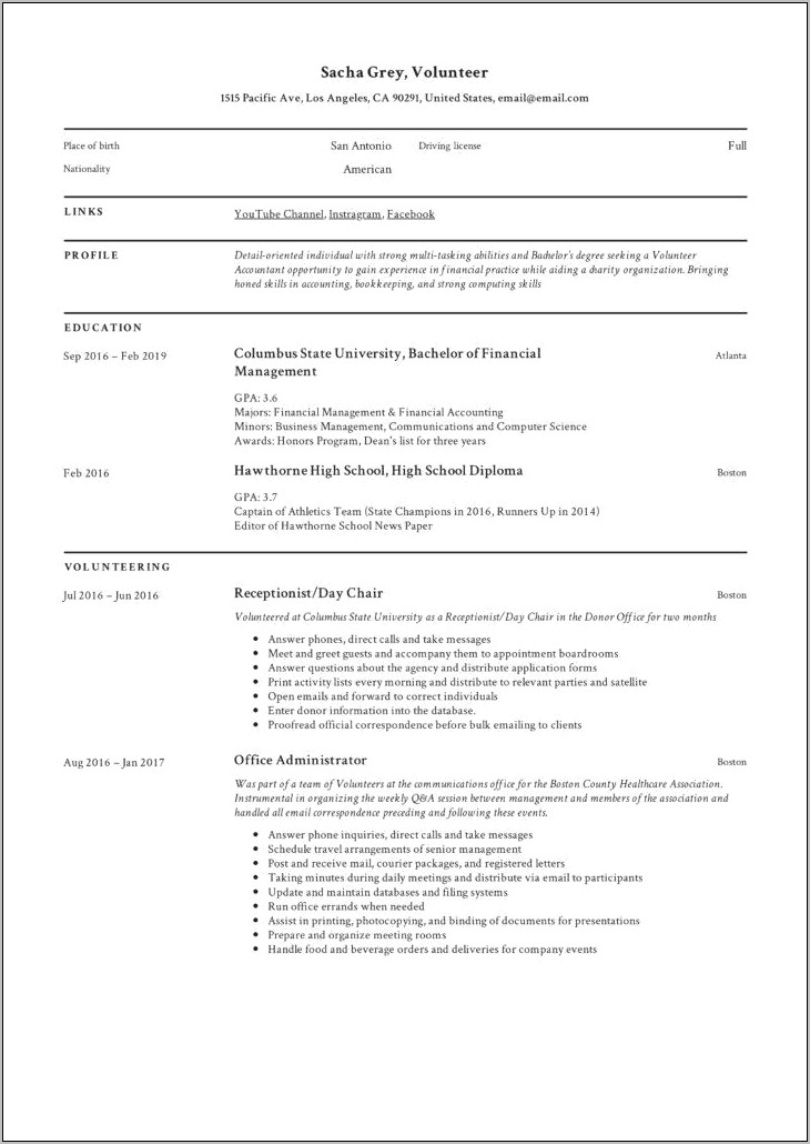 Youth Worker Resume Objective Examples