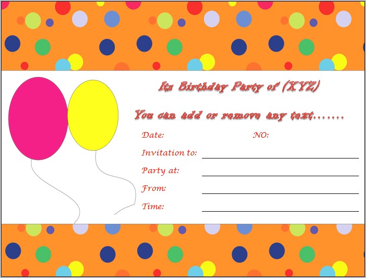 16th Birthday Party Invitations Templates Free