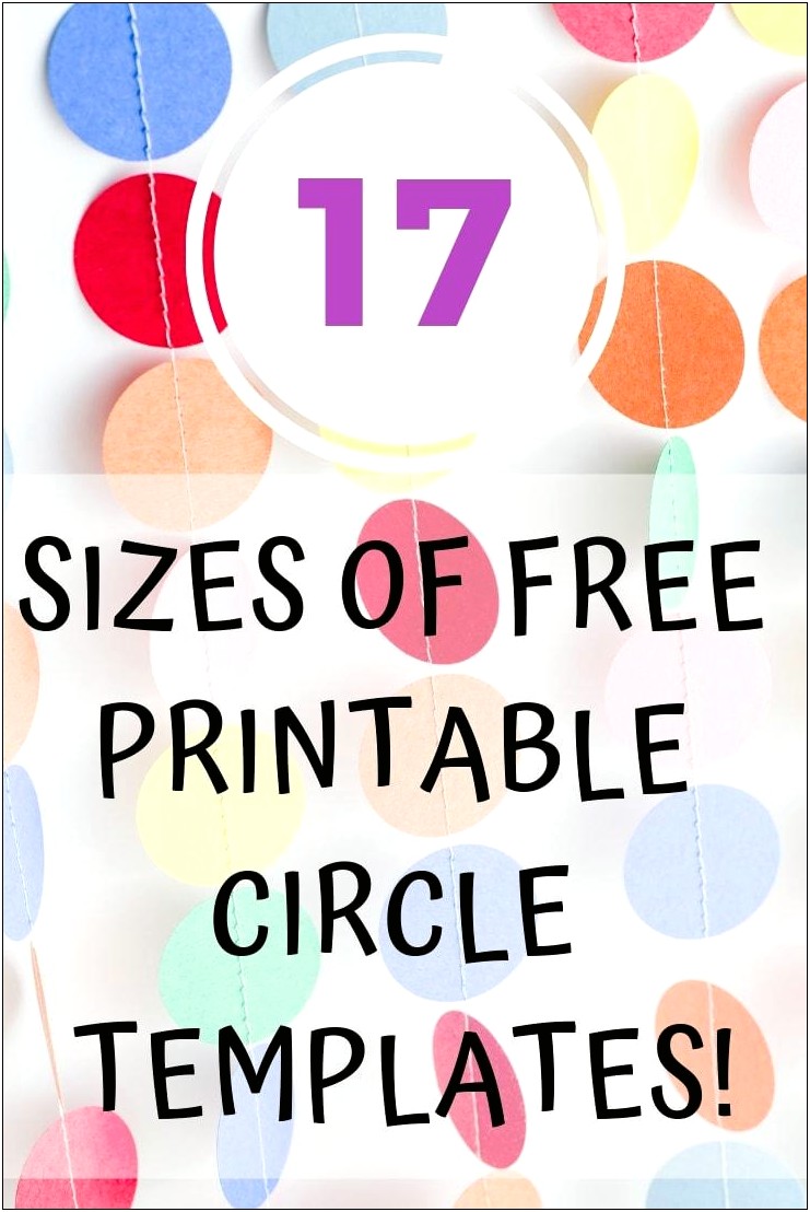2 Inch Circle Template Free Printable