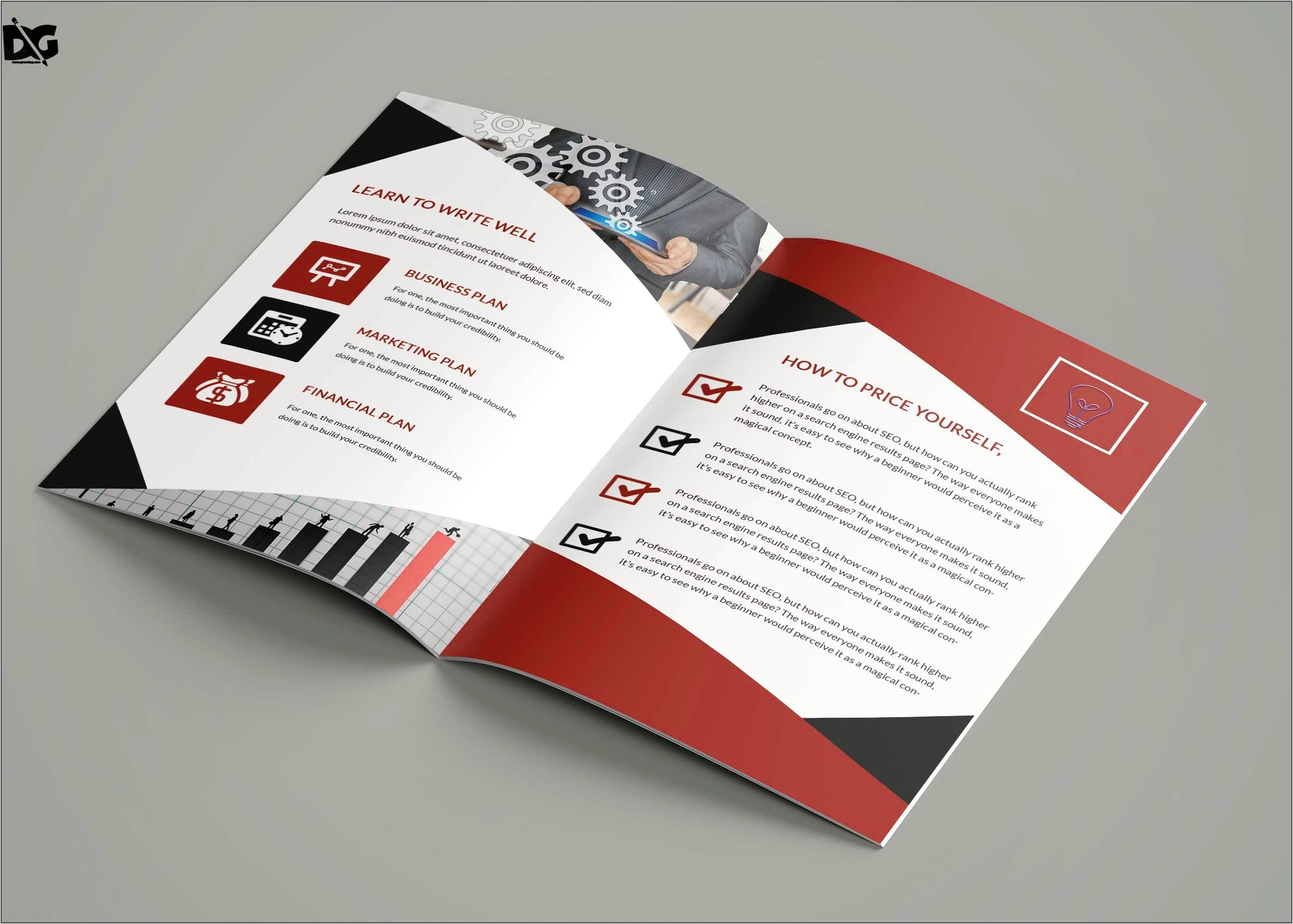 2 Page Brochure Template Free Download