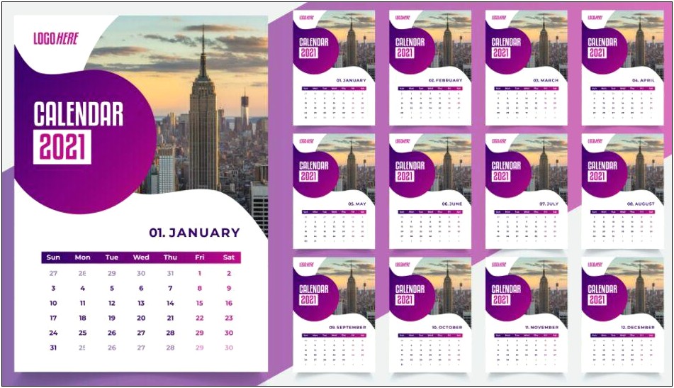 2015 Calendar Photoshop Template Free Download