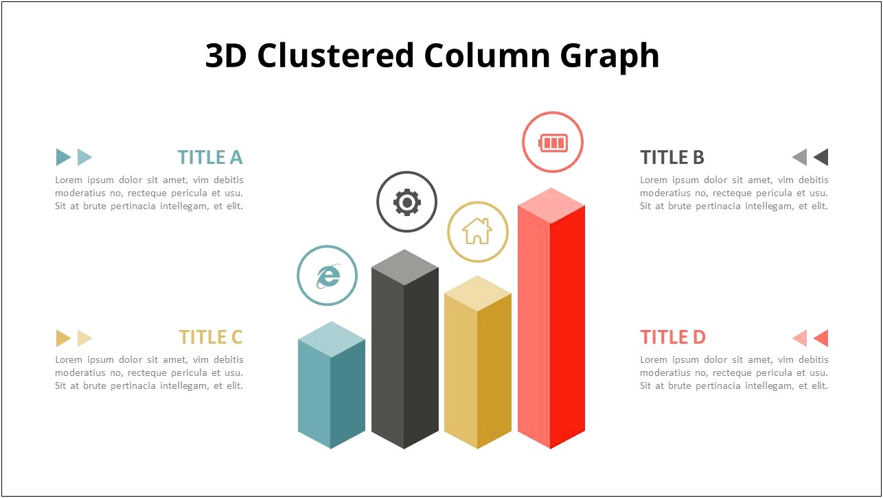 3d Cluster Diagram Free Ppt Template
