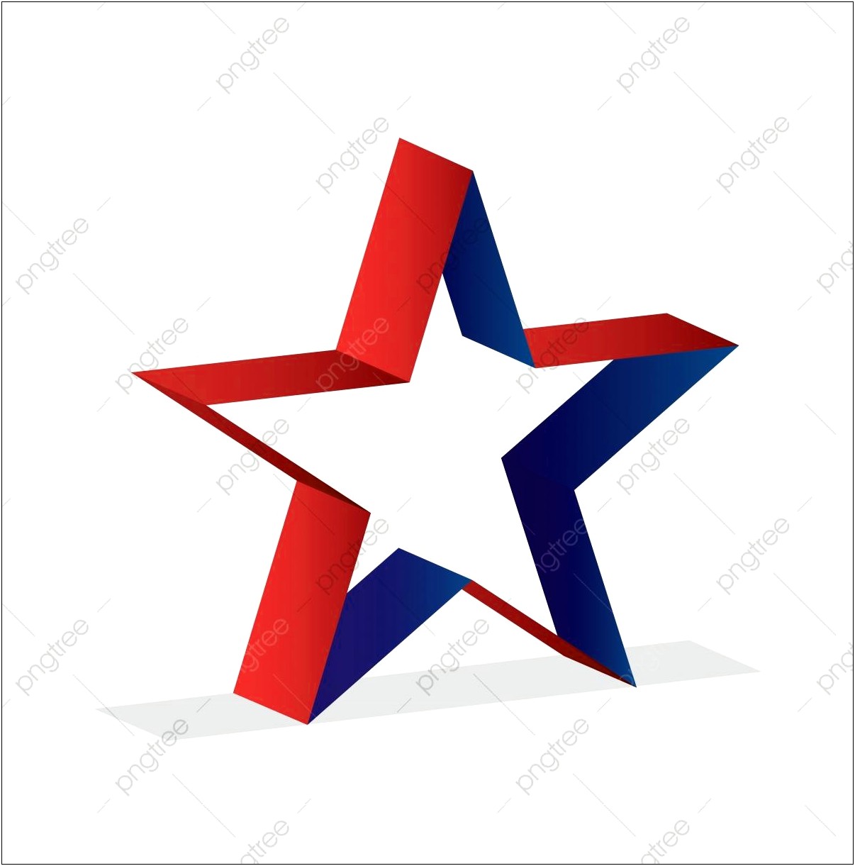 3d Star Logo Free Psd Template