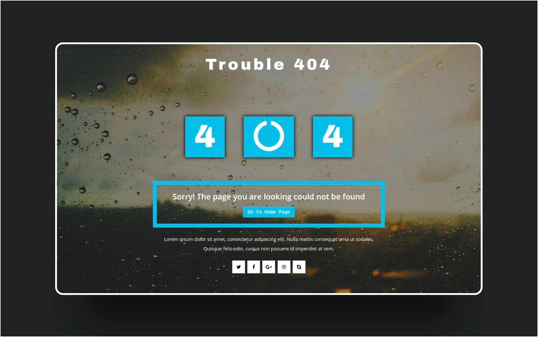404 Not Found Template Free Download