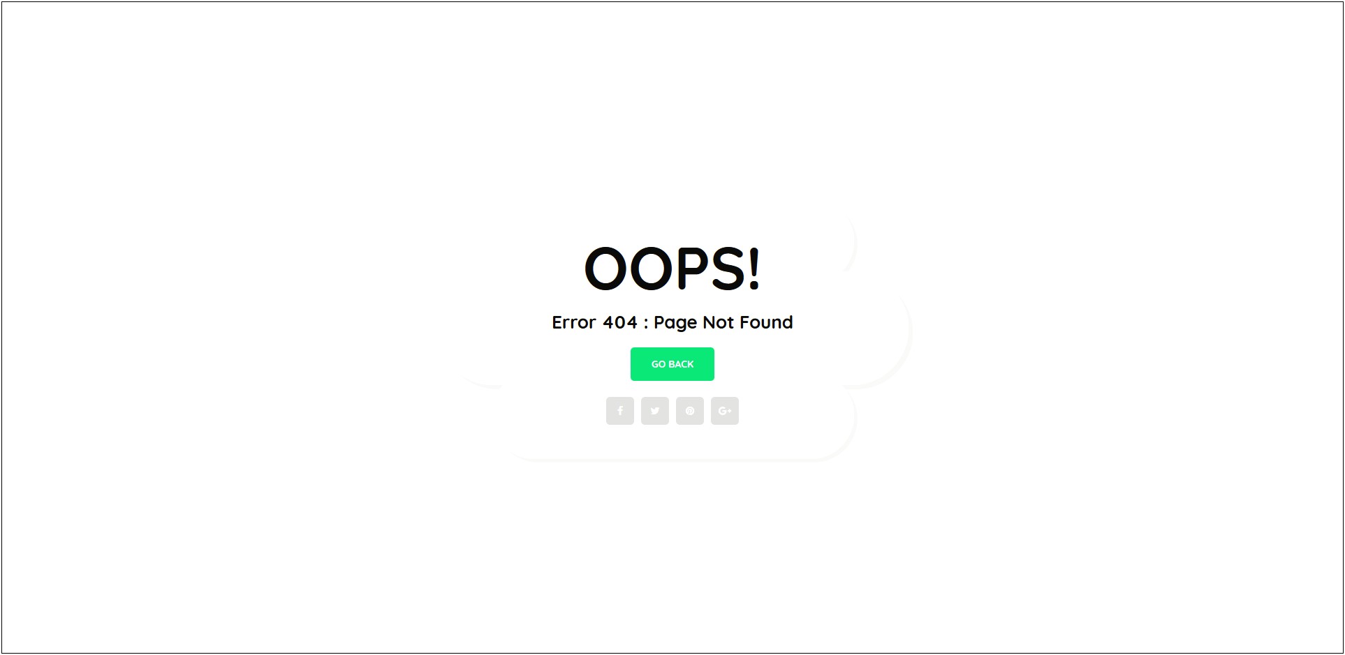 404 Page Bootstrap Template Free Download