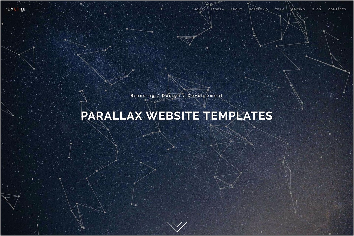 8 Page Parallax Scrolling Template Free
