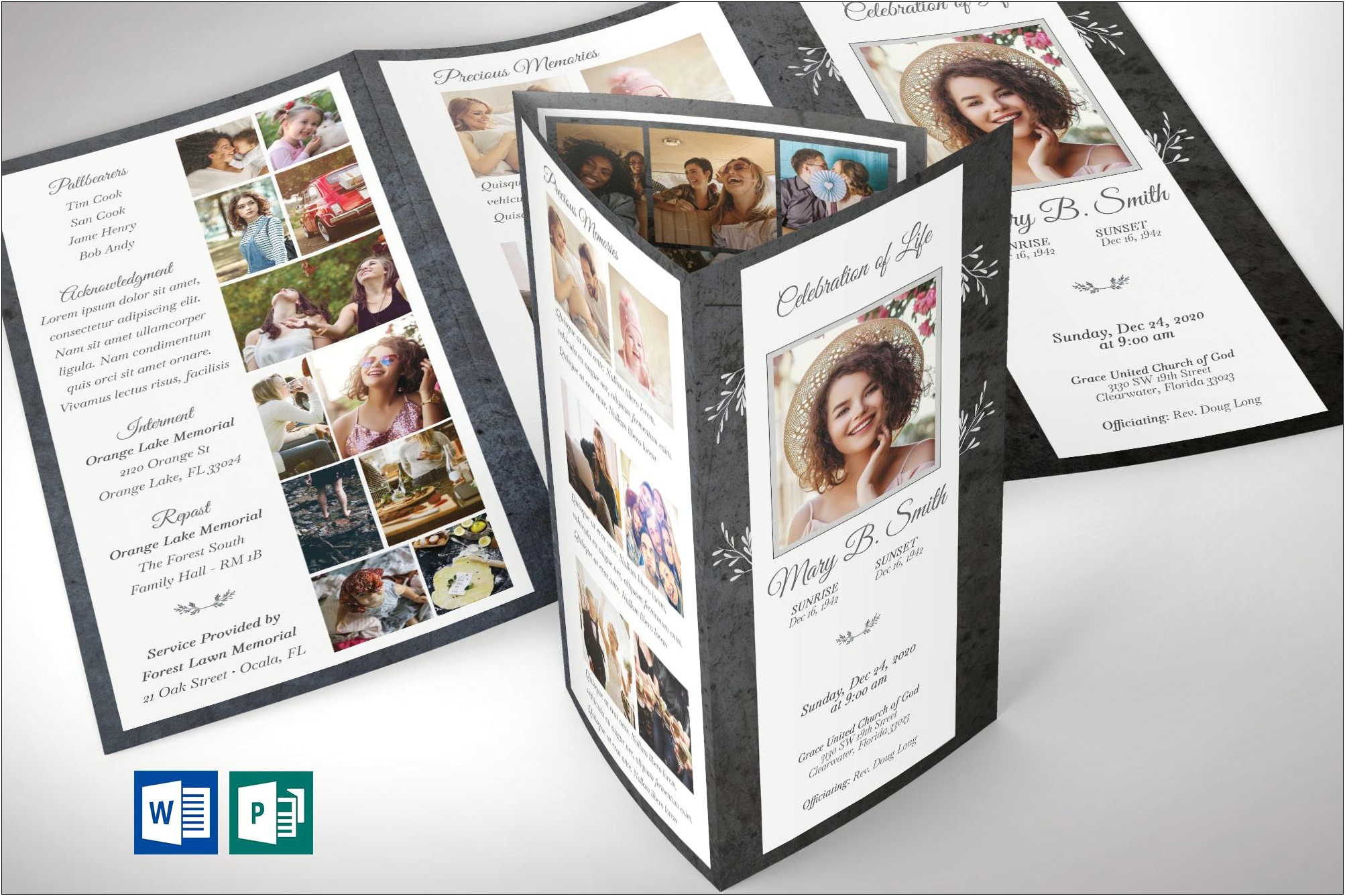 8.5x14 Trifold Template Free Download